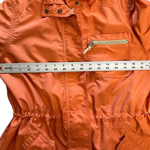 Eddie Bauer hooded Utility orange coat jacket Outerwear women’s size S - Picture 13 of 14